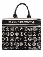 10 CORSO COMO sac cabas à imprimé graphique - Noir