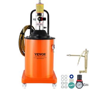 VEVOR Vetpomp 20L Luchtaangedreven vetpomp 0,6-0,8 MPa Pomp van gegoten aluminium -20-100 ℃ Bedrijfstemperatuur, pneumatische vetpomp NPT-connector Vetpomp Geschikt voor 0-3 # vet