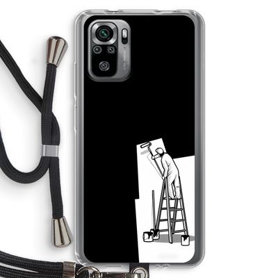 Musketon Painter: Xiaomi Redmi Note 10S Transparant Hoesje met koord