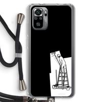 Musketon Painter: Xiaomi Redmi Note 10S Transparant Hoesje met koord