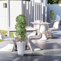Schefflera kolom kunstboom 120cm - UV bestendig