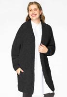 Yoek Cardigan TEDDY | Zwart | Maat 54/56