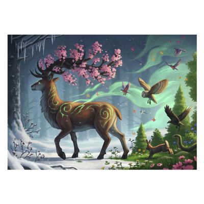 Ravensburger Legpuzzel hert van de lente, 1000st.
