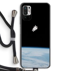 Alone in Space: Xiaomi Redmi Note 10 5G Transparant Hoesje met koord