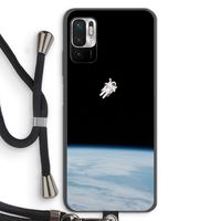 Alone in Space: Xiaomi Redmi Note 10 5G Transparant Hoesje met koord