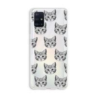 Kitten: Galaxy A51 4G Transparant Hoesje Kitten: Galaxy A51 4G Transparant Hoesje