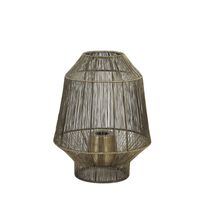 Light & Living - Tafellamp VITORA - Ø30x38cm - Brons - thumbnail