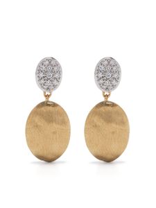 Marco Bicego boucles d'oreilles Sviglia en or 18ct pavées de diamants