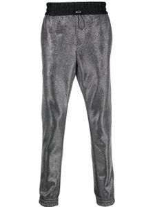 Philipp Plein pantalon de jogging à lien de resserrage - Noir