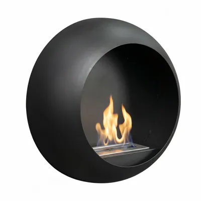 Colorado - Bio-ethanol wandhaard | ScandiFlames | Hangende bio-ethanol haard | Zwart Colorado - Bio-ethanol wandhaard | ScandiFlames | Hangende bio-ethanol haard | Zwart