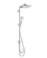 Hansgrohe Crometta E opbouw regendouche waterbesparend chroom