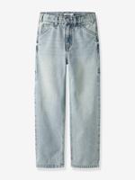 Rechte jeans in workerstijl voor jongens van NAME IT gebleekt denim