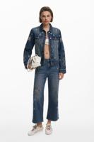 Culotte jeans met spiegels - BLUE - 42