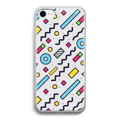 8-bit N°8: iPhone SE 2020 Transparant Hoesje