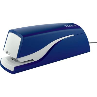 Leitz 5532-00-35 Elektrische nietmachine Blauw (b x h x d) 49 x 56 x 155 mm