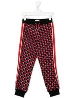 Lanvin Enfant pantalon de jogging à motif monogrammé - Noir - thumbnail