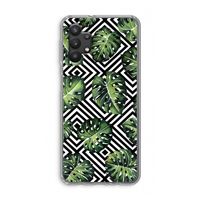 Geometrische jungle: Samsung Galaxy A32 5G Transparant Hoesje