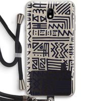 Marrakech print: Samsung Galaxy J7 (2017) Transparant Hoesje met koord