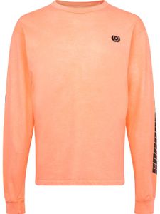 Kanye West t-shirt Yeezy Calabasas à manches longues - Orange