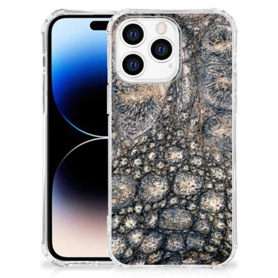 Apple iPhone 14 Pro Max Case Anti-shock Krokodillenprint Apple iPhone 14 Pro Max Case Anti-shock Krokodillenprint