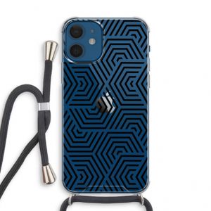 Magic pattern: iPhone 12 mini Transparant Hoesje met koord