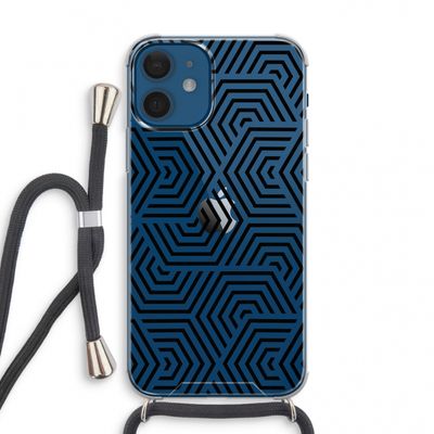 Magic pattern: iPhone 12 mini Transparant Hoesje met koord