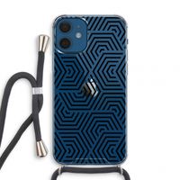 Magic pattern: iPhone 12 mini Transparant Hoesje met koord