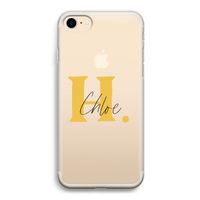 Amber Script: iPhone 7 Transparant Hoesje