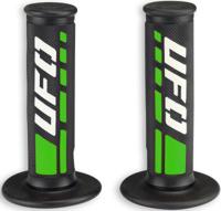 UFO PLAST rubber handvat "trax" rubber grip trax black/white/green