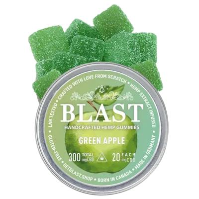 Blast Appel CBD gummies in blik - 20 stuks
