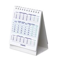 3-Maandsbureaukalender 2026 Brepols 10.5x13cm