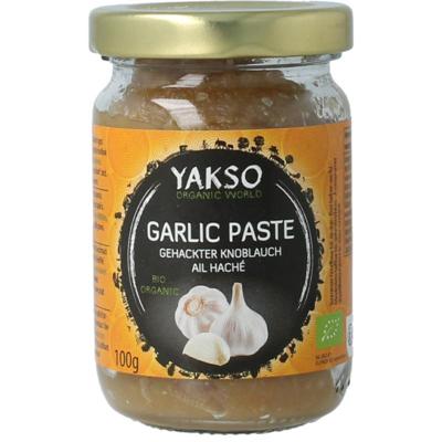 Yakso gehakte knoflook bio