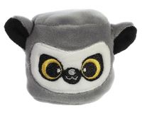 Aurora mini knuffel YooHoo beanbag 6 cm grijs - thumbnail