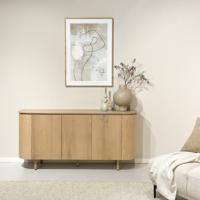 Livingfurn Dressoir 'Tobago' Eiken, 170cm, kleur Naturel