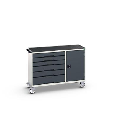 Bott Verso Montagewagen | 6 Lades | 1 Deur | Afrolrand | RAL 7016 - 16927155.19