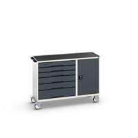 Bott Verso Montagewagen | 6 Lades | 1 Deur | Afrolrand | RAL 7016 - 16927155.19