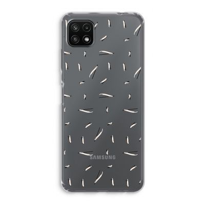 Hipster stripes: Samsung Galaxy A22 5G Transparant Hoesje