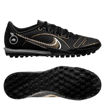 Nike Mercurial Vapor 14 Academy TF Shadow - Zwart/Goud/Zilver