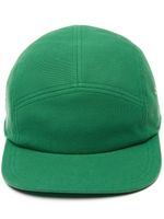 Lacoste logo-patch organic cotton cap - Vert - thumbnail