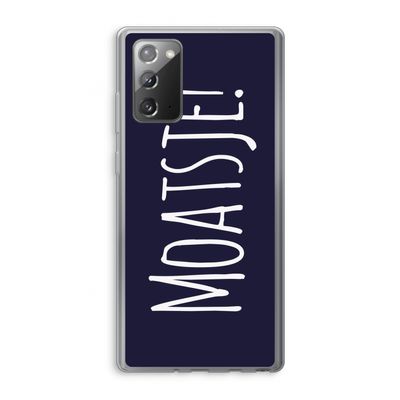 Moatsje!: Samsung Galaxy Note 20 / Note 20 5G Transparant Hoesje