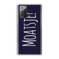 Moatsje!: Samsung Galaxy Note 20 / Note 20 5G Transparant Hoesje