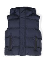 DSQUARED2 KIDS gilet matelassé à capuche - Bleu