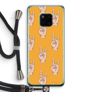 Rock: Huawei Mate 20 Pro Transparant Hoesje met koord