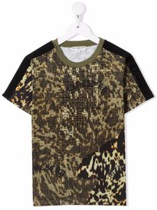 Givenchy Kids t-shirt à logo 4G - Vert