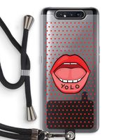 Yolo Denise: Samsung Galaxy A80 Transparant Hoesje met koord