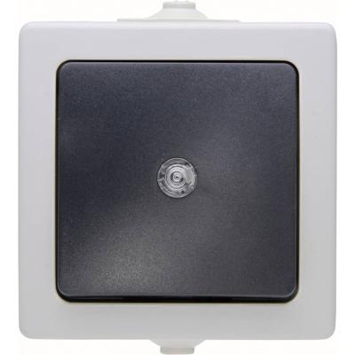 Kopp 566356003 Nautic Knop spatwaterdicht Grijs 1 stuk(s)