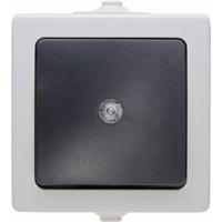 Kopp 566356003 Nautic Knop spatwaterdicht Grijs 1 stuk(s)