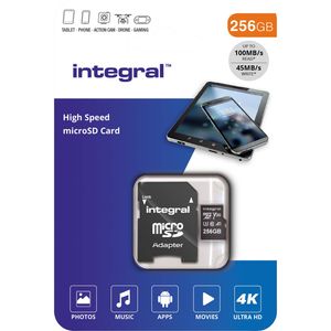 Integral INMSDX256G-100V30 flashgeheugen 256 GB MicroSD UHS-I