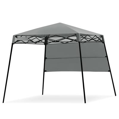 Gazebo Tuintent met Zak Draagbare Feesttent 181 x 181 x 210 cm Grijs