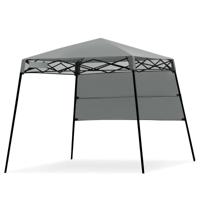Gazebo Tuintent met Zak Draagbare Feesttent 181 x 181 x 210 cm Grijs